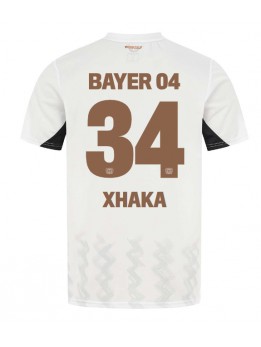 Bayer Leverkusen Granit Xhaka #34 Gostujuci Dres 2024-25 Kratak Rukavima